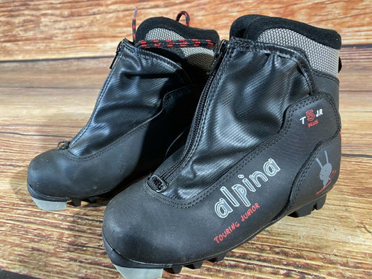 Alpina T5 Plus Cross Country Ski Boots Classic NNN EU 29 US 11.5 Kids A-129