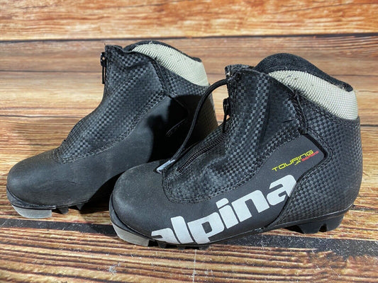 Alpina Touring Cross Country Ski Boots Classic NNN EU 30 US 12 Kids 195mm A-657