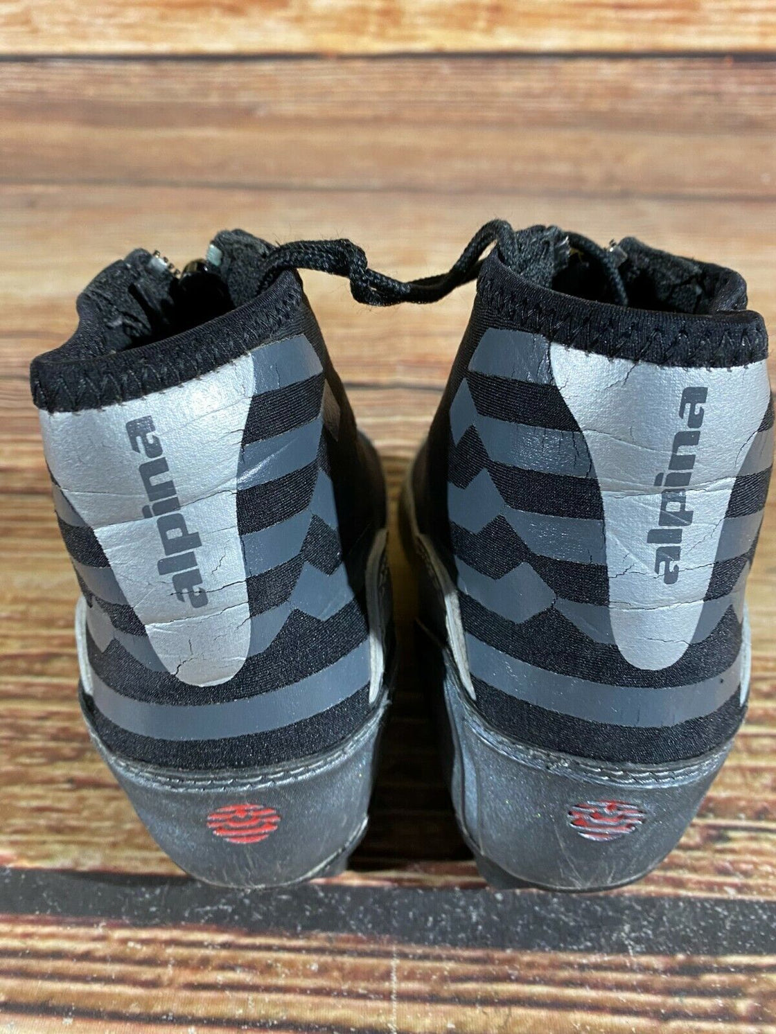 Alpina T10jr Kids Nordic Cross Country Ski Boots Size EU26 US9 for NNN A-443