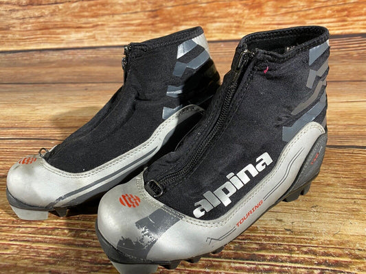 Alpina T10jr Cross Country Ski Boots Classic NNN EU 34 US 3 Kids 220mm A-611