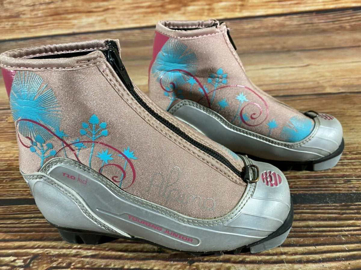Alpina T10 Cross Country Ski Boots Classic NNN EU 29 US 11.5 Kids 195mm A-479