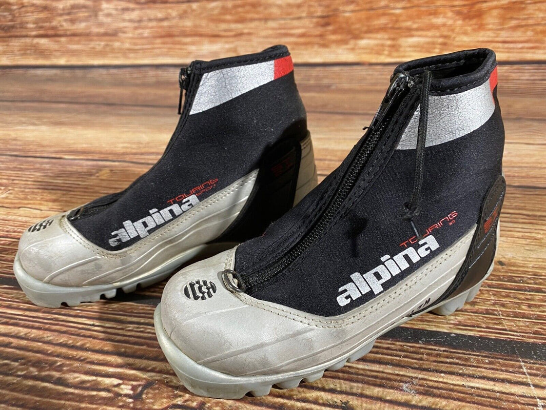 Alpina Frost Nordic Cross Country Ski Boots Kids Size EU31 US12.5 for NNN A-582