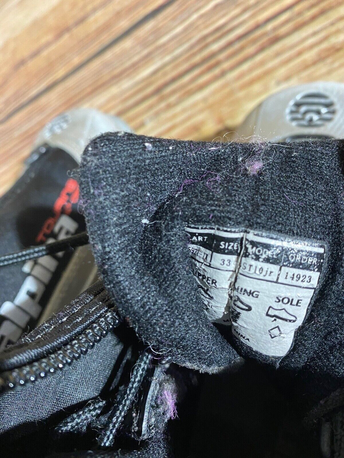 Alpina ST10j Kids Nordic Cross Country Ski Boots Size EU33 US2 NNN A-541