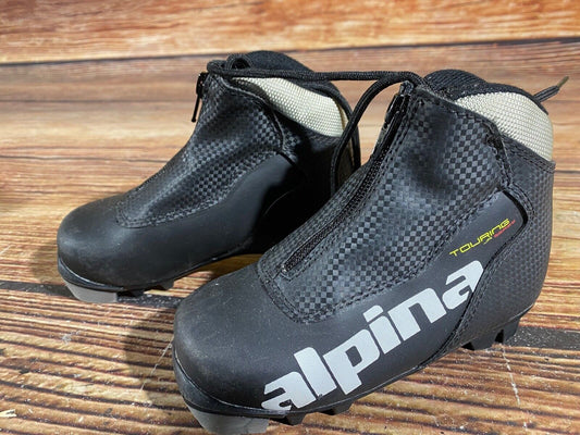 Alpina Touring Cross Country Ski Boots Classic NNN EU 28 US 10.5 Kids A-687