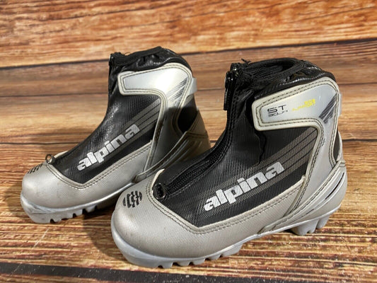 Alpina ST30jr Cross Country Ski Boots Classic NNN EU 29 US 11.5 Kids 190mm A-591