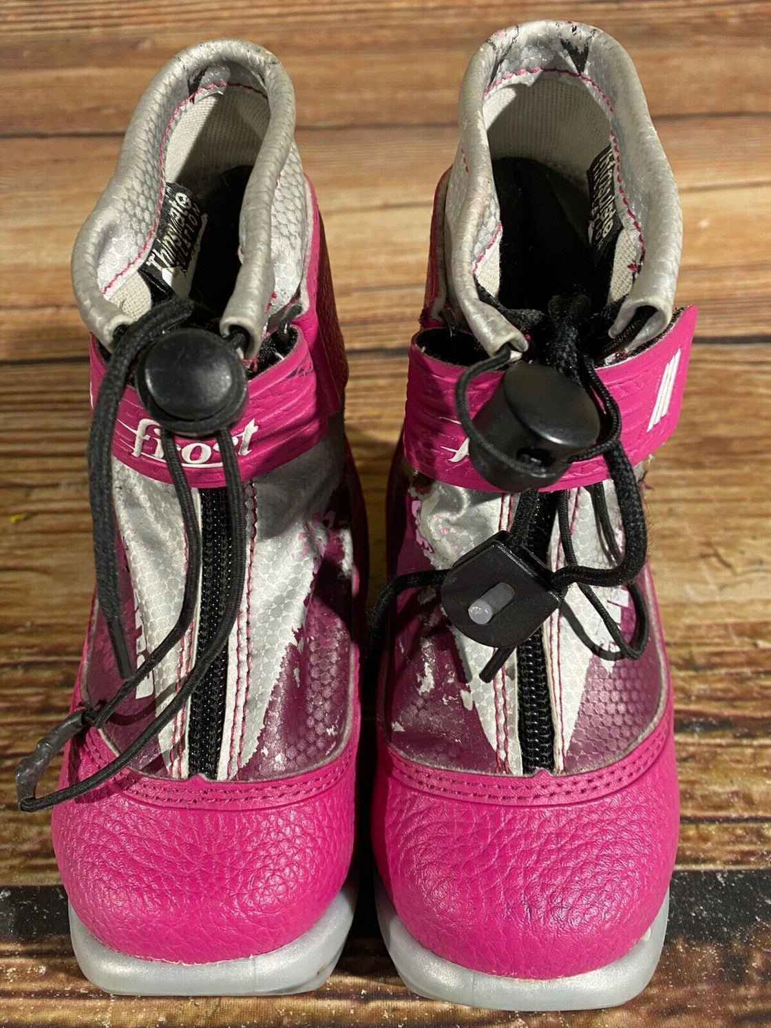 Alpina Frost Kids Nordic Cross Country Ski Boots Size EU25 US8.5 NNN A-641