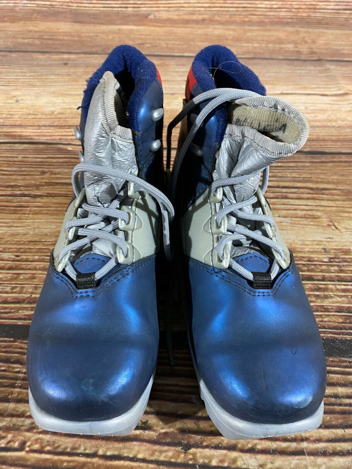 Alpina 80 Nordic Cross Country Ski Boots Kids Size EU34 US3 for NNN A-447
