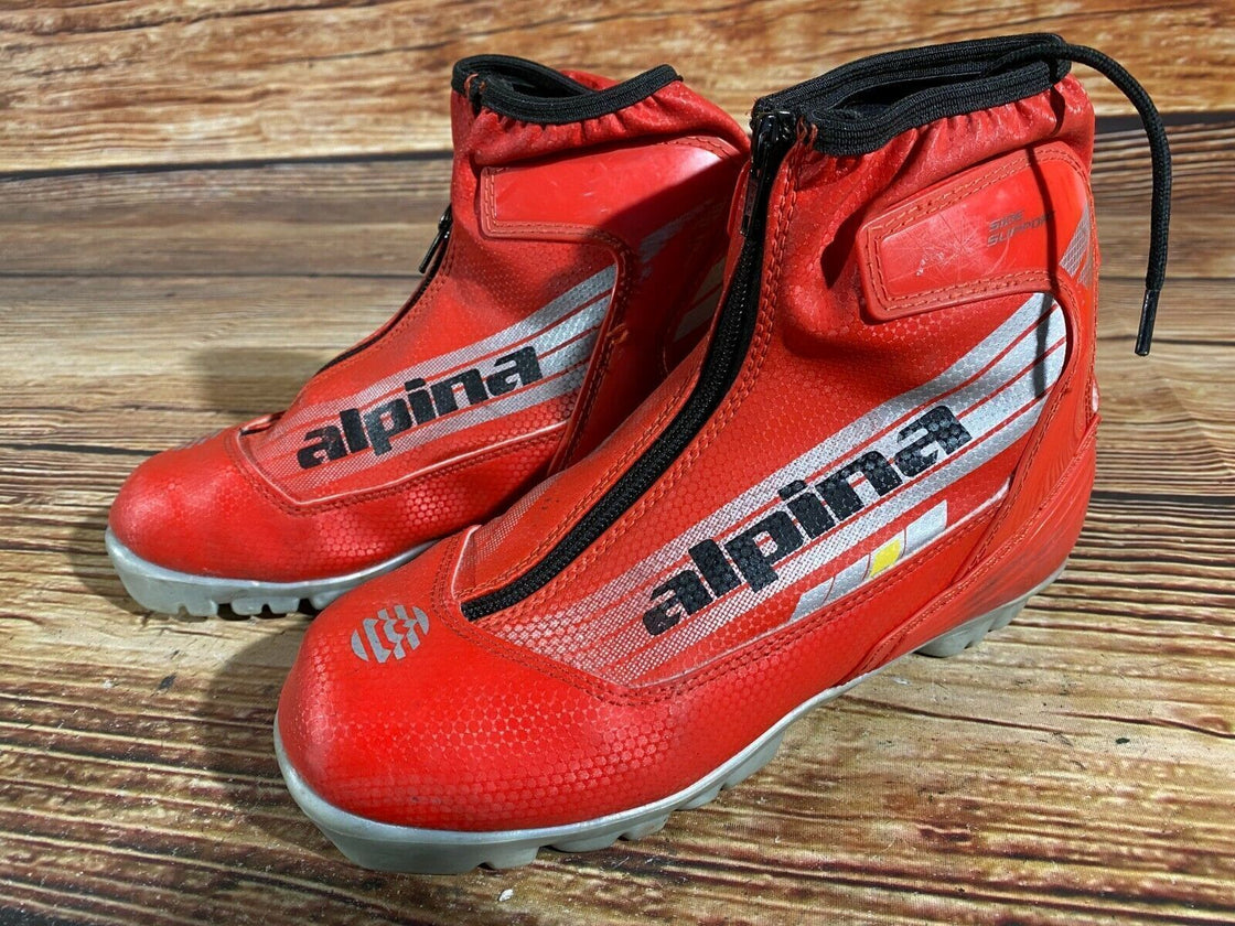 Alpina RK Kids Nordic Cross Country Ski Boots Size EU36 US4.5 for NNN A-155