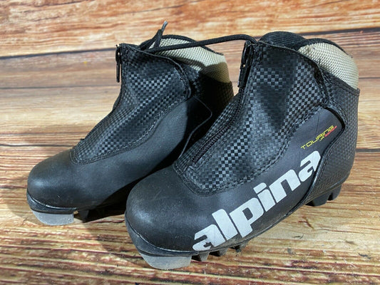 Alpina Touring Cross Country Ski Boots Classic NNN EU 29 US 11.5 Kids A-252