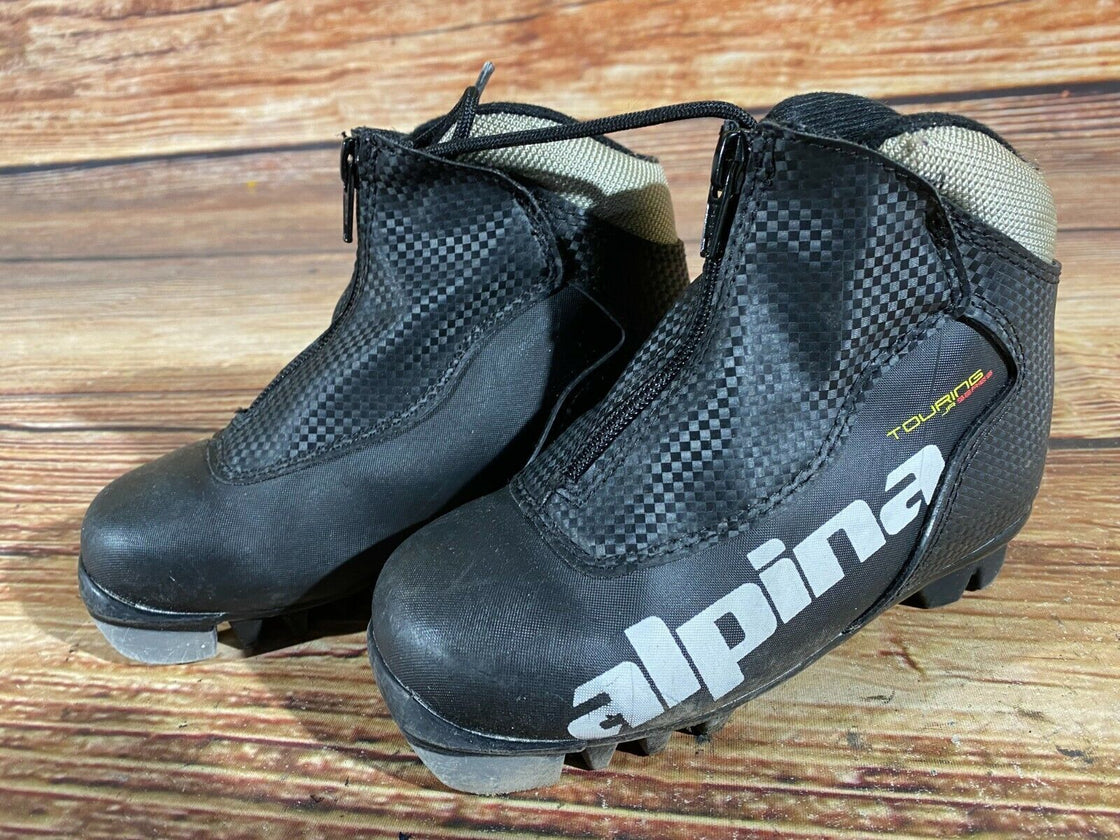 Alpina Touring Kids Nordic Cross Country Ski Boots Size EU29 US11 for NNN A-252