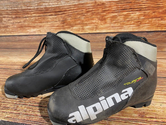 Alpina Touring Cross Country Ski Boots Classic NNN EU 35 US 3.5 Kids 230mm A-766