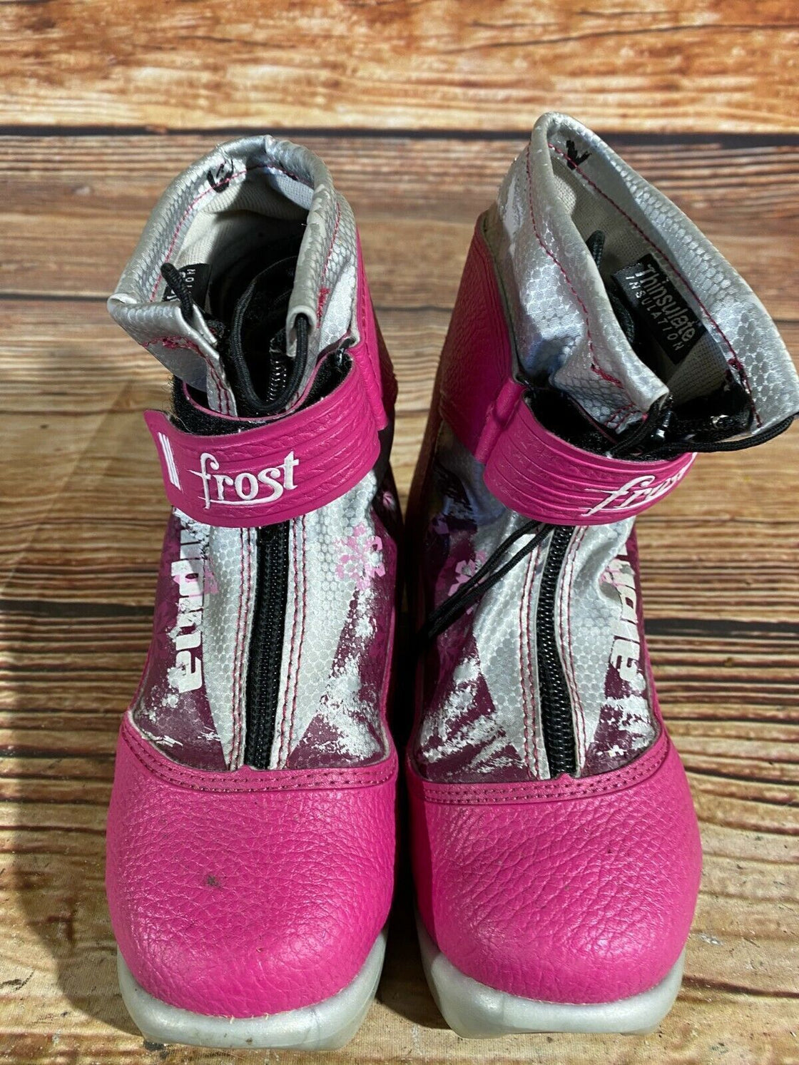 Alpina Frost Kid sNordic Cross Country Ski Boots Kids Size EU31 US12.5 NNN A-109