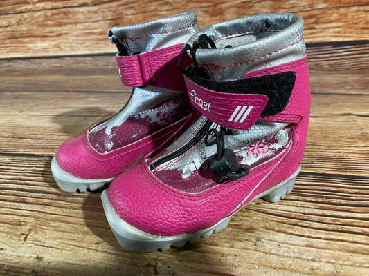 Alpina Frost Cross Country Ski Boots Classic NNN EU 25 US 8.5 Kids 168mm A-102