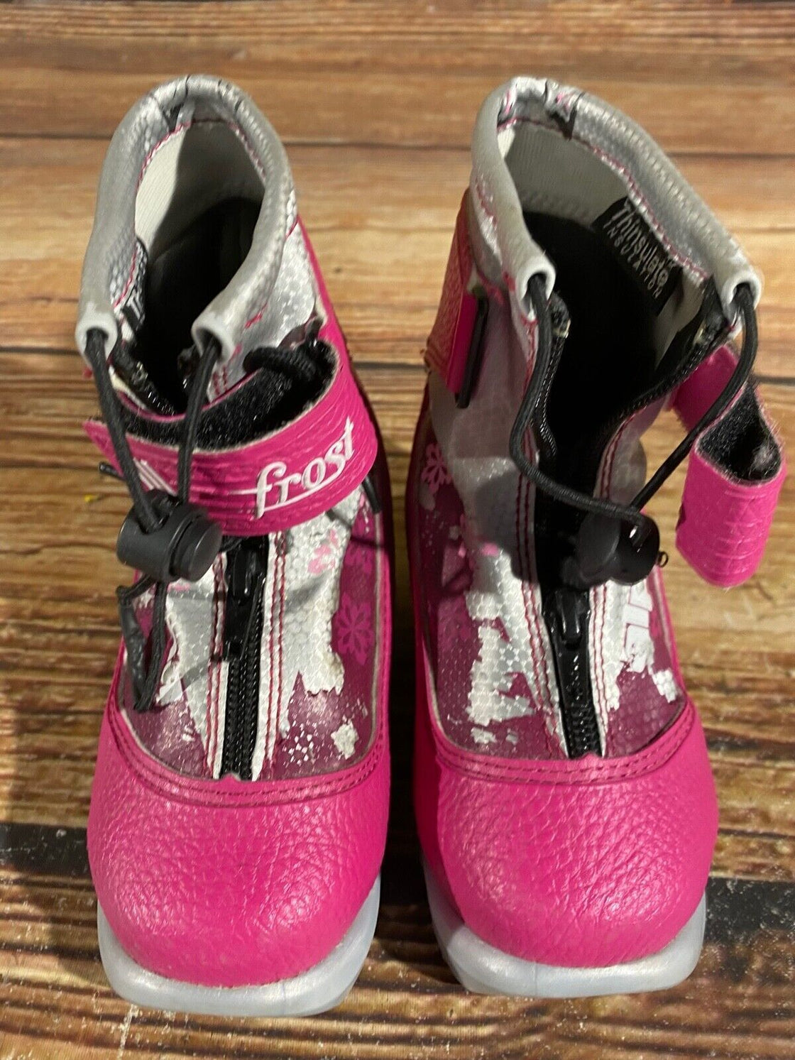 Alpina Frost Kids Nordic Cross Country Ski Boots Size EU26 US8.5 NNN A-643