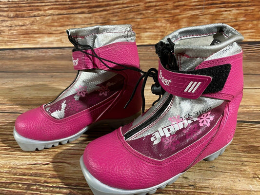 Alpina Frost Cross Country Ski Boots Classic NNN EU 30 US 12 Kids 197mm A-29