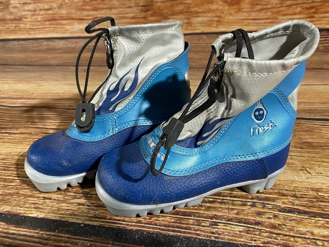 Alpina Frost Nordic Cross Country Ski Boots Kids Size EU27 US9.5 for NNN A-589