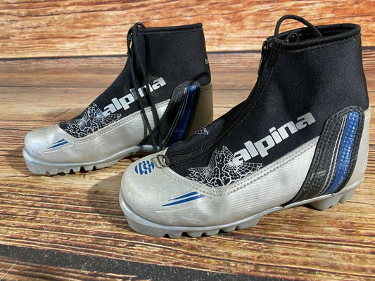 Alpina ST10jr Cross Country Ski Boots Classic NNN EU 34 US 3 Kids 220mm A-100
