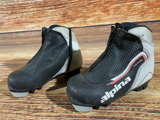 Alpina Touring Cross Country Ski Boots Classic NNN EU 27 US 10 Kids 185mm A-49