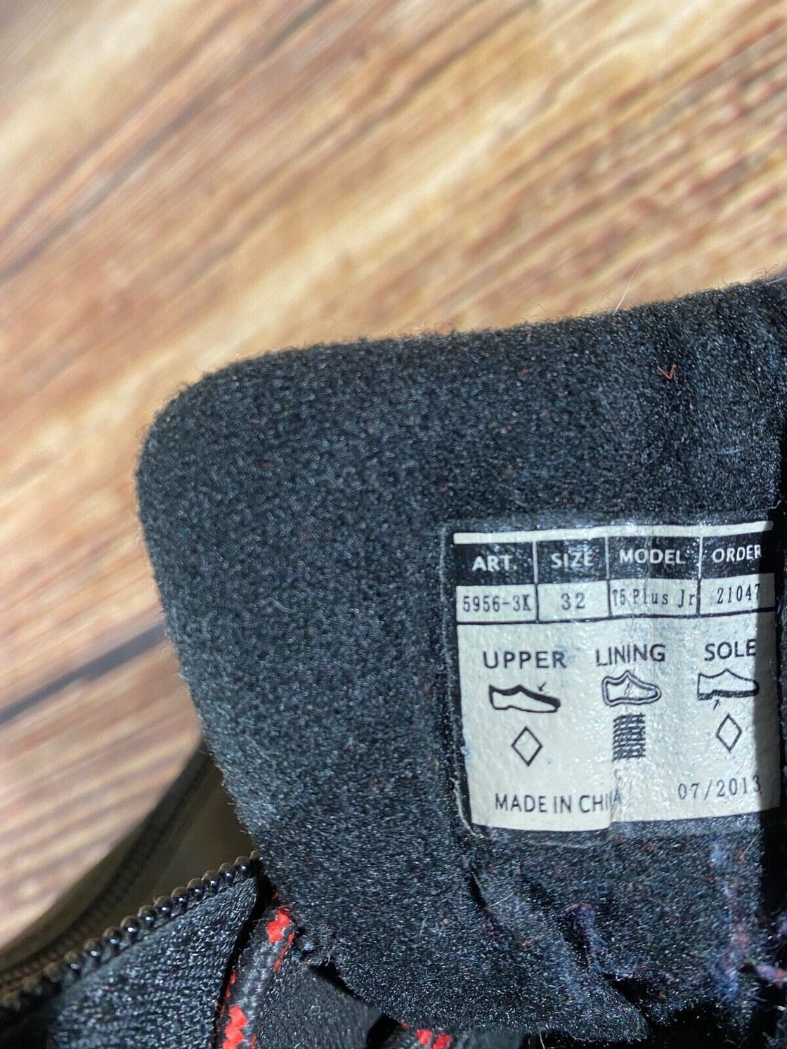 Alpina T5jr Nordic Cross Country Ski Boots Kids Size EU32 US1.5 for NNN A-613