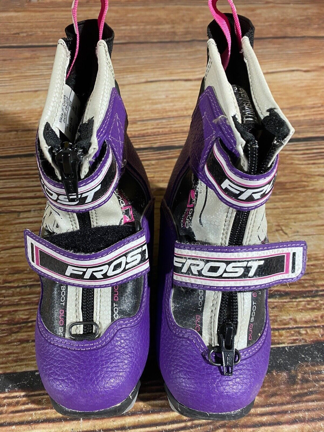 Alpina Frost Nordic Cross Country Ski Boots Kids Size EU26 US9 for NNN A-590