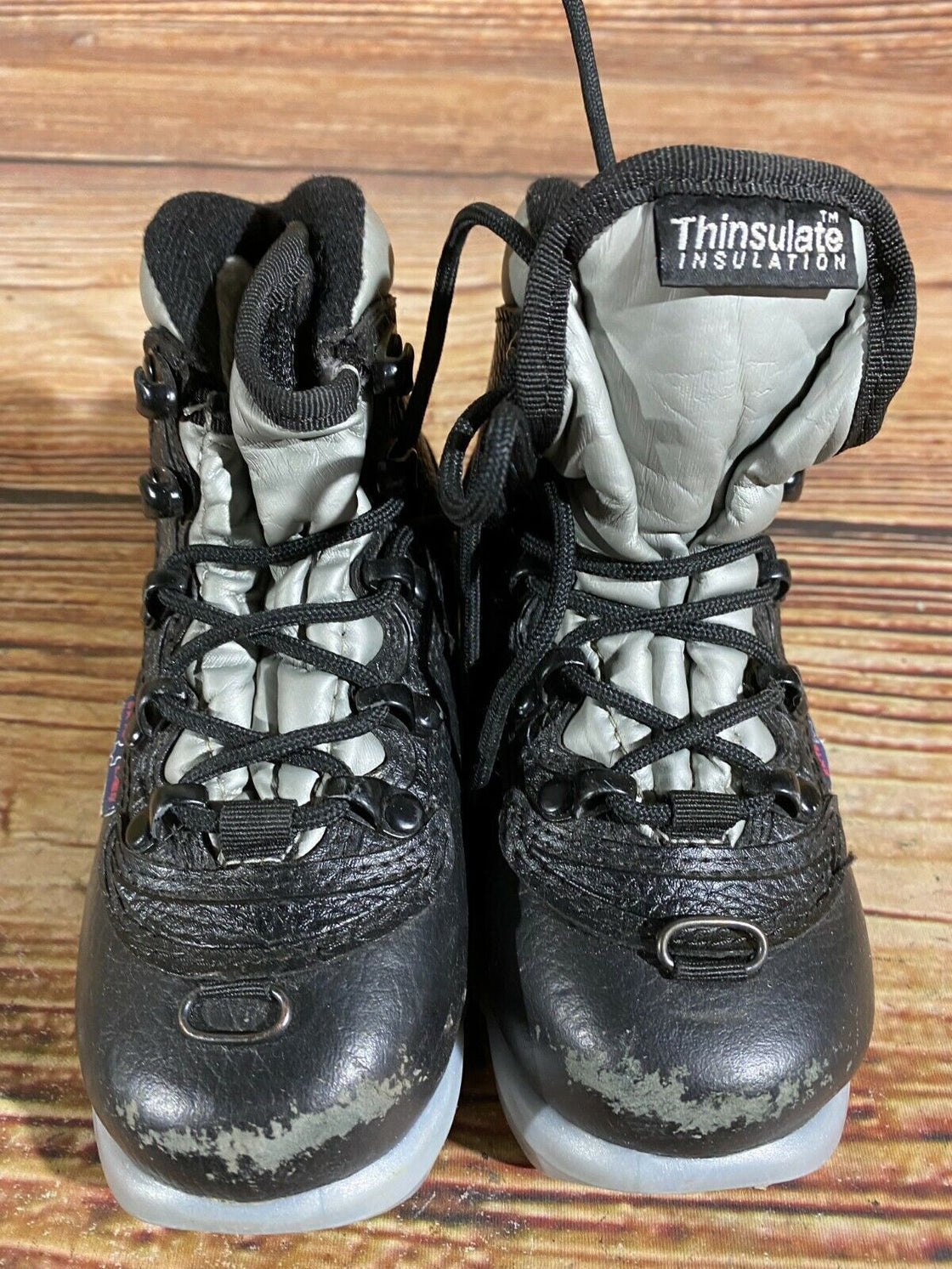 Alpina 125 Kids Nordic Cross Country Ski Boots Size EU25 US8.5 for NNN A-54