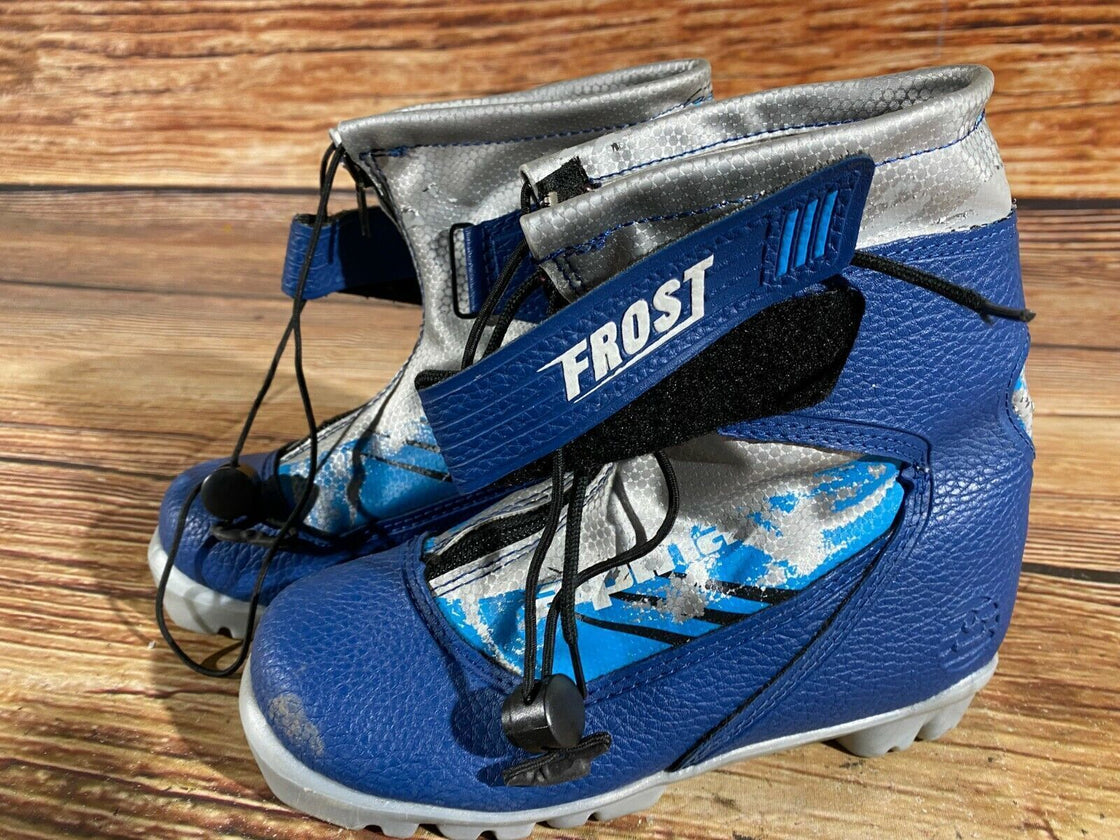 Alpina Frost Kids Nordic Cross Country Ski Boots Size EU33 US2 for NNN A-298
