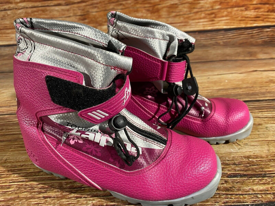 Alpina Frost Kids Nordic Cross Country Ski Boots Size EU35 US3.5 NNN A-642