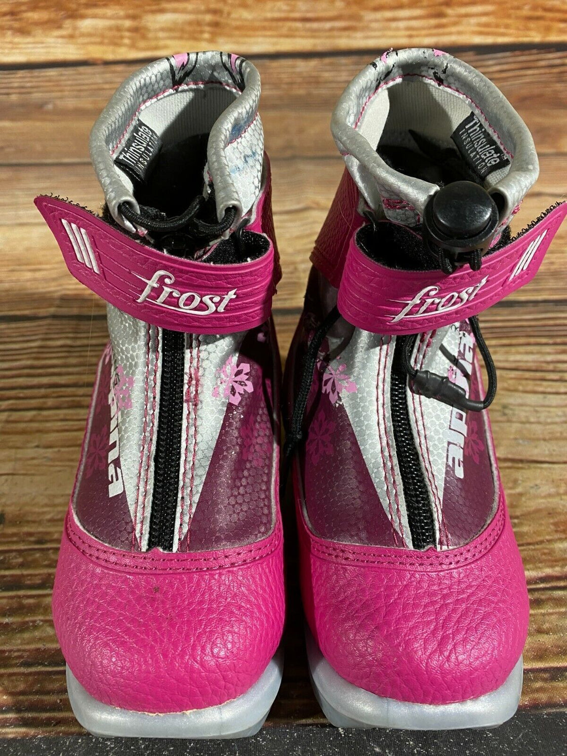 Alpina Frost Kids Nordic Cross Country Ski Boots Size EU26 US9 for NNN A-300