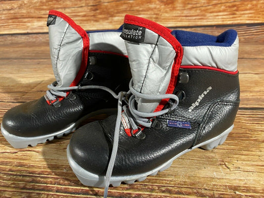 Alpina Cross Country Ski Boots Classic NNN EU 31 US 13 Kids 205mm A-474