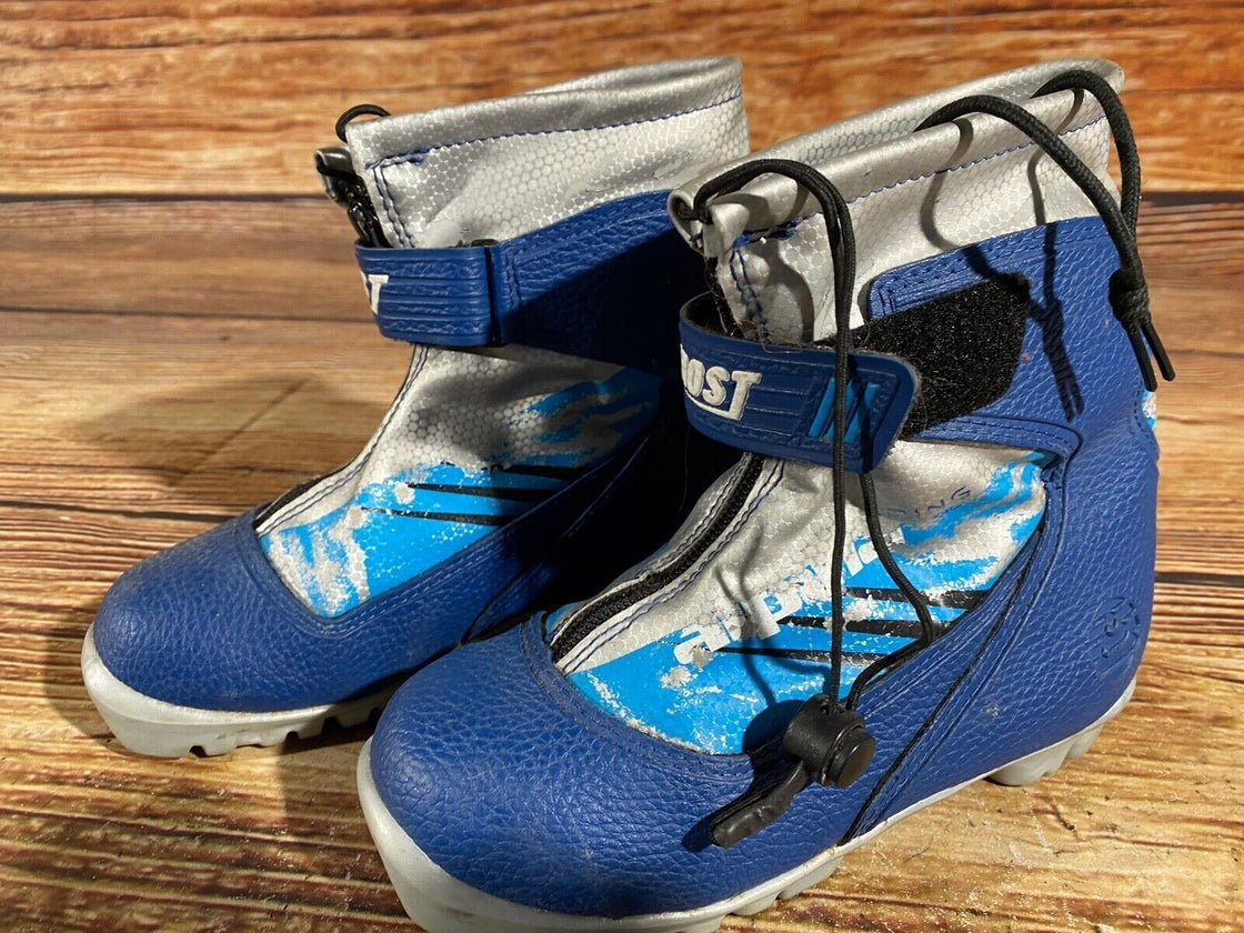 Alpina Frost Nordic Cross Country Ski Boots Kids Size EU33 US2 for NNN A-609