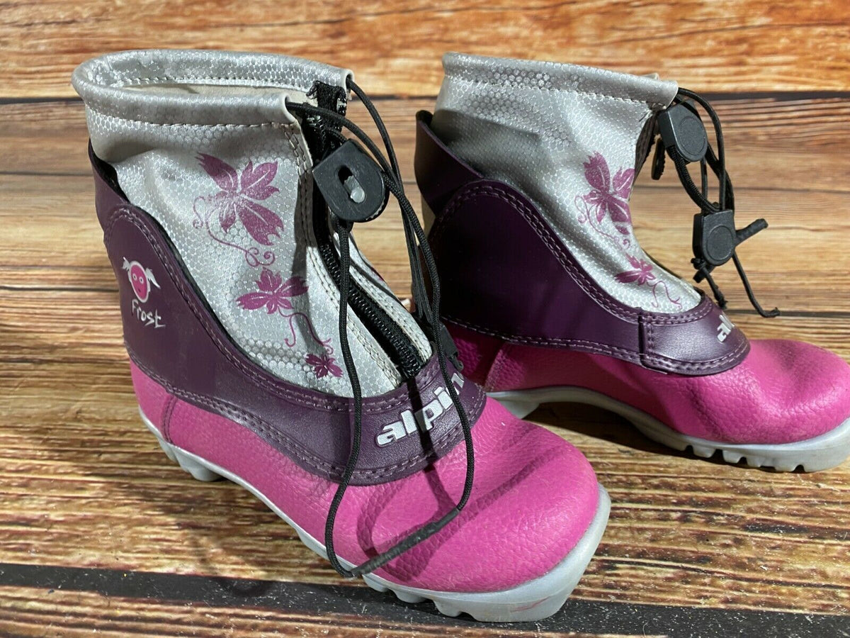 Alpina Frost Cross Country Ski Boots Classic NNN EU 29 US 11.5 Kids 195mm A-148