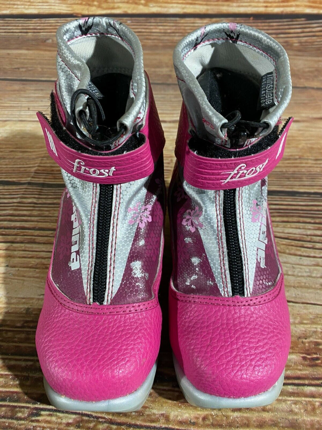 Alpina Frost Nordic Cross Country Ski Boots Kids Size EU30 US12 for NNN A-464