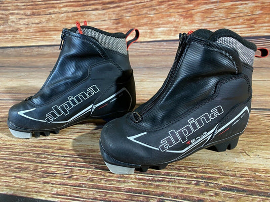 Alpina T5 Plus Cross Country Ski Boots Classic NNN EU 29 US 11.5 Kids 195mm A-99