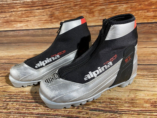 Alpina ST10j Cross Country Ski Boots Classic NNN EU 33 US 2 Kids 215mm A-603