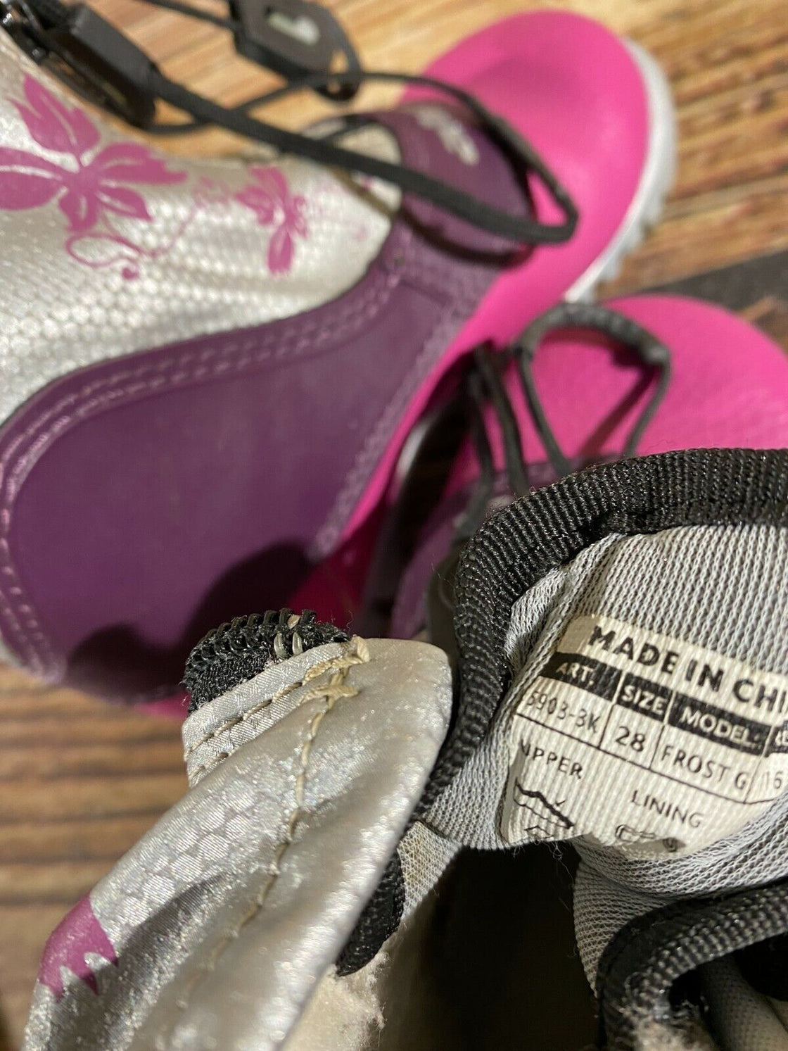 Alpina Frost Kids Nordic Cross Country Ski Boots Size EU28 US10.5 for NNN A-96