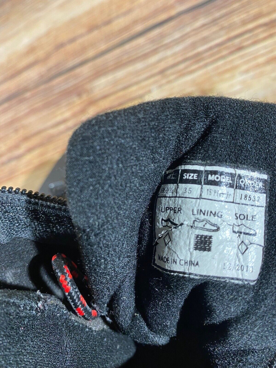 Alpina T5j Kids Nordic Cross Country Ski Boots Size EU35 US3.5 NNN A-529