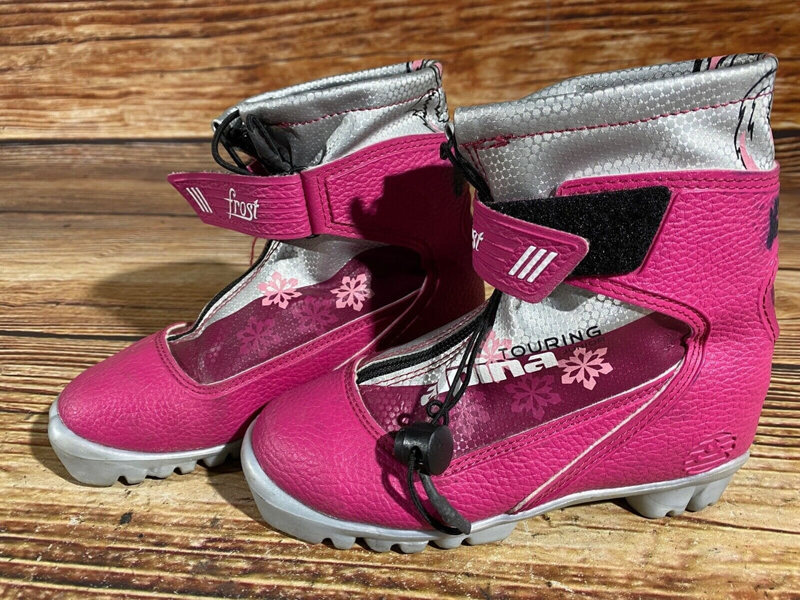 Alpina Frost Kids Nordic Cross Country Ski Boots Size EU30 US12 NNN A-516