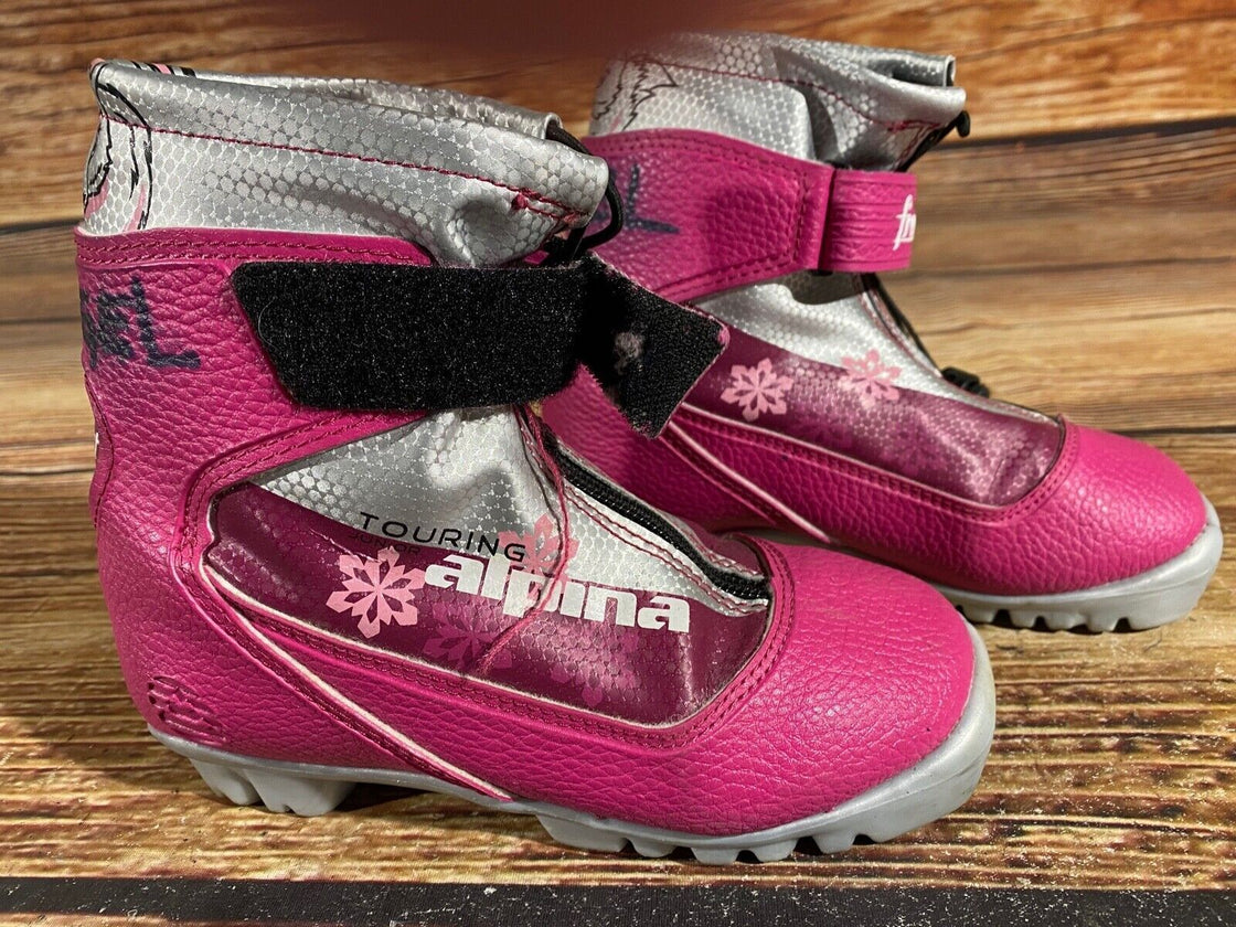 Alpina Frost Kids Nordic Cross Country Ski Boots Size EU30 US12 NNN A-516
