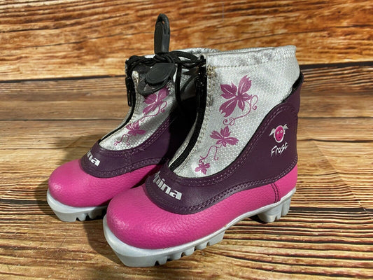 Alpina Frost Cross Country Ski Boots Classic NNN EU 26 US 9 Kids 174mm A-497