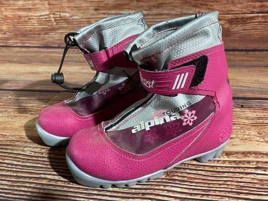 Alpina Frost Cross Country Ski Boots Classic NNN EU 31 US 13 Kids 205mm A-1135