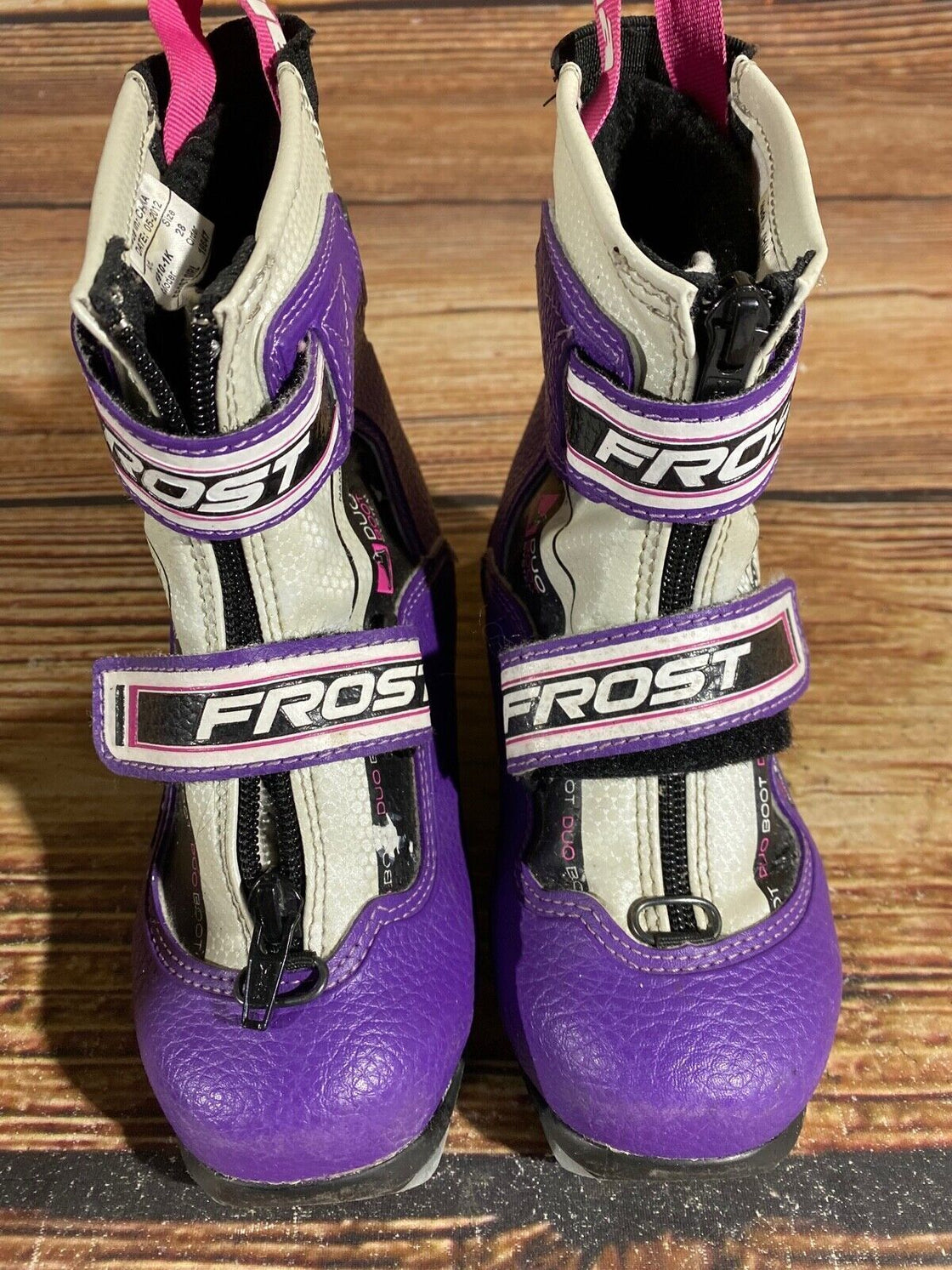 Alpina Frost Kids Nordic Cross Country Ski Boots Size EU28 US10.5 NNN A-639