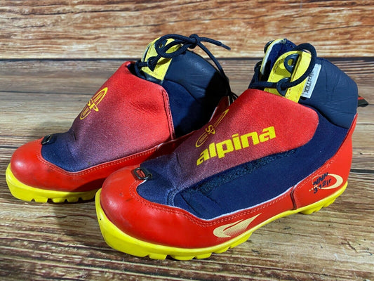 Alpina 312jr Cross Country Ski Boots Classic NNN EU 36 US 4.5 Kids 235mm A-20