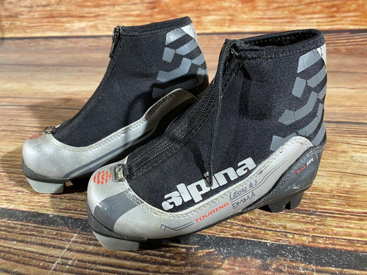 Alpina T10jr Cross Country Ski Boots Classic NNN EU 28 US 10.5 Kids 185mm A-1002
