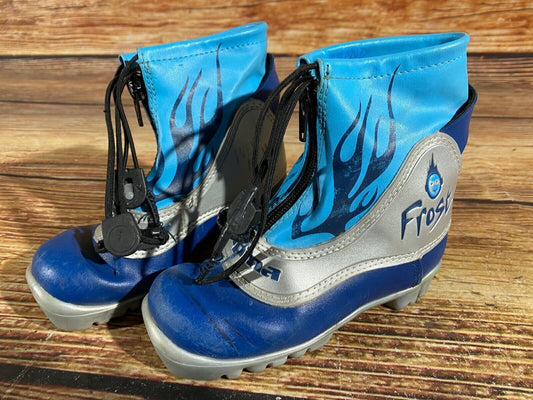 Alpina Frost Cross Country Ski Boots Classic NNN EU 29 US 11.5 Kids 195mm A-631