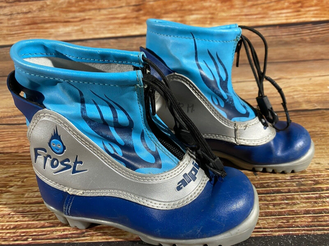 Alpina Frost Nordic Cross Country Ski Boots Kids Size EU29 US11 for NNN A-631