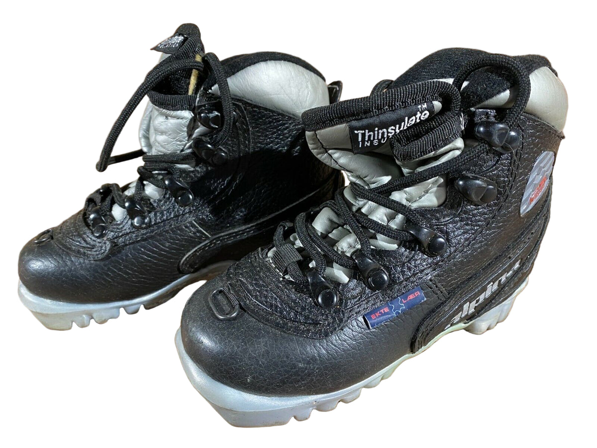 Alpina 125 Cross Country Ski Boots Classic NNN EU 26 US 9 Kids 174mm A-514