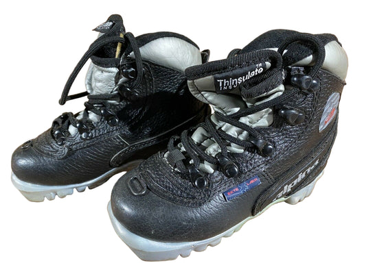 Alpina 125 Cross Country Ski Boots Classic NNN EU 26 US 9 Kids 174mm A-514