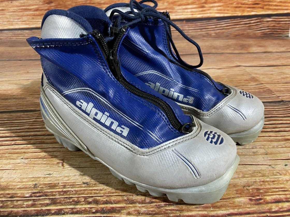 Alpina ST20jr Kids Nordic Cross Country Ski Boots Size EU33 US2 for NNN A-307