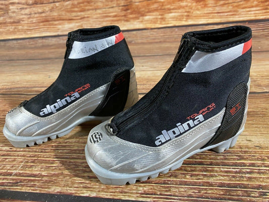 Alpina ST10jr Cross Country Ski Boots Classic NNN EU 27 US 10 Kids 185mm A-469