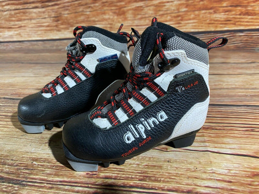 Alpina T5Plus Cross Country Ski Boots Classic NNN EU 25 US 8.5 Kids 168mm A-396